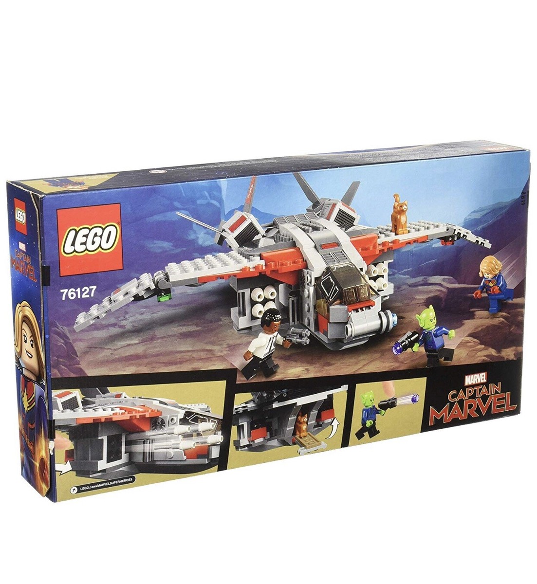 ミリタリーグッズ LEGO Captain Marvel and The Skrull Attack Set (76127