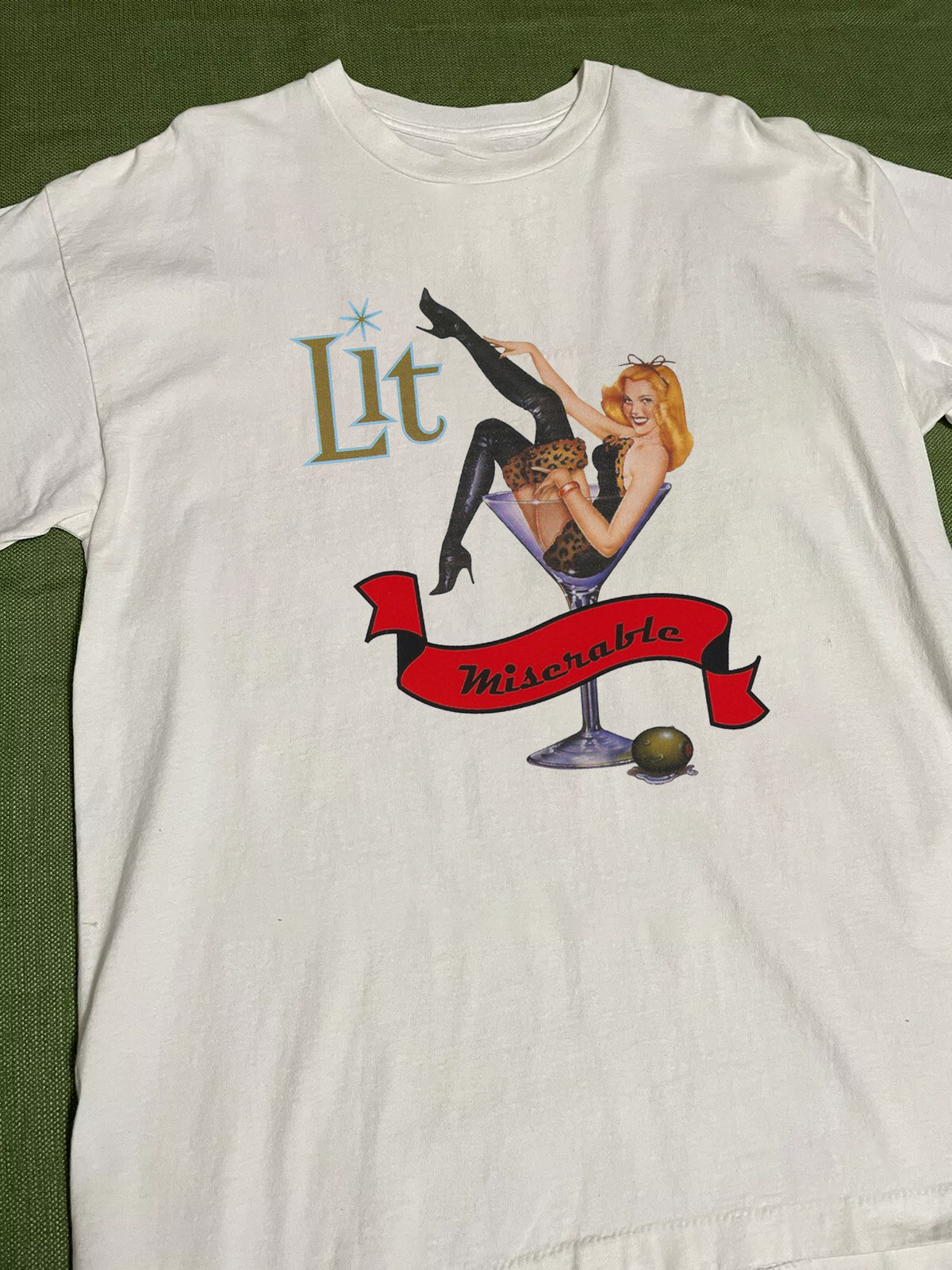 Miserable Album Fan Gift Lit Band White T-Shirt S to 5XL QT25