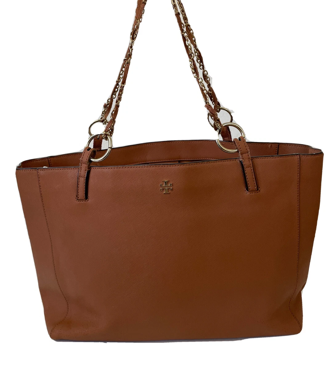 Tory burch camel tote Clearance