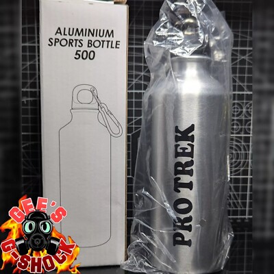 Casio Pro-Trek PRW PRG Aluminum Sports Flask w/ Carabiner   Only Promo Item 
