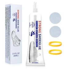 Shoe Glue Sole Repair, Slow-Drying Transparent Shoe Repair Glue Kit, Waterproof,