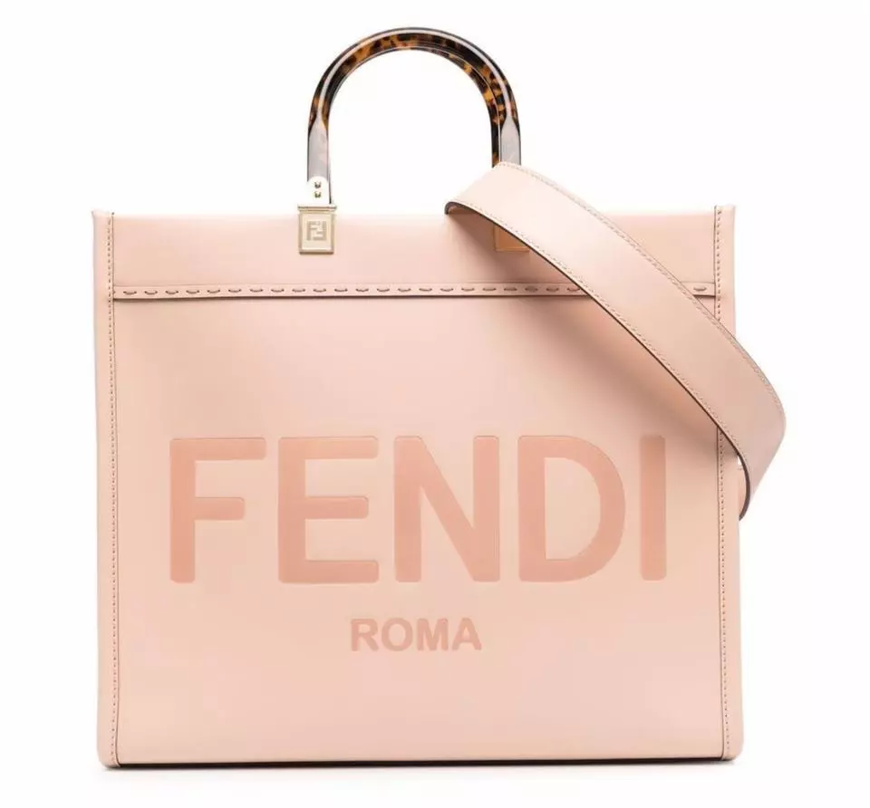 Fendi Authenticated Sunshine Leather Handbag