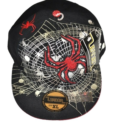 Casquette Baseball Leader Pour Homme - Bleu, Visière Plate, Toile, Taille XL, Neuve étiquetée