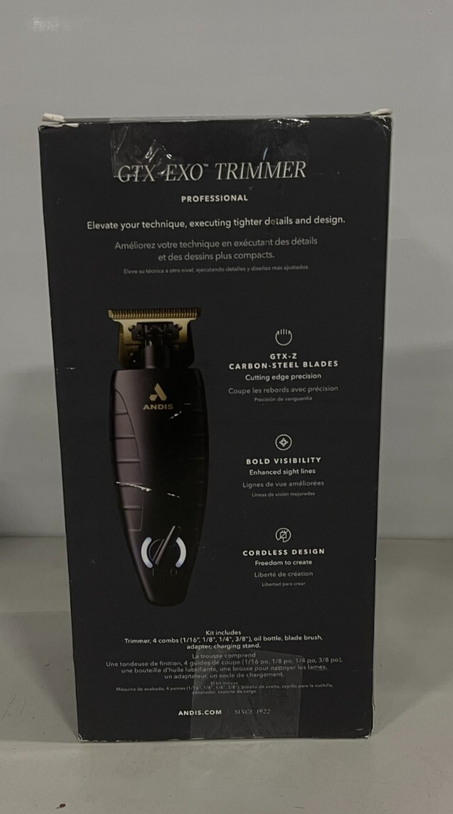 Andis GTX-EXO Cord/Cordless T-Outliner Lithium-Ion Trimmer ORL-S 74150
