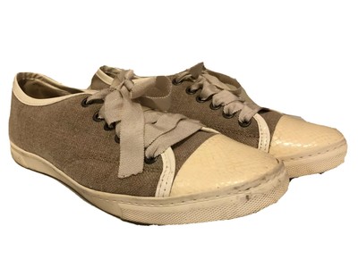 snakeskin canvas shoes