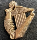 Civil War Irish Brigade Sheillah Pin - Irish Harp Symbol