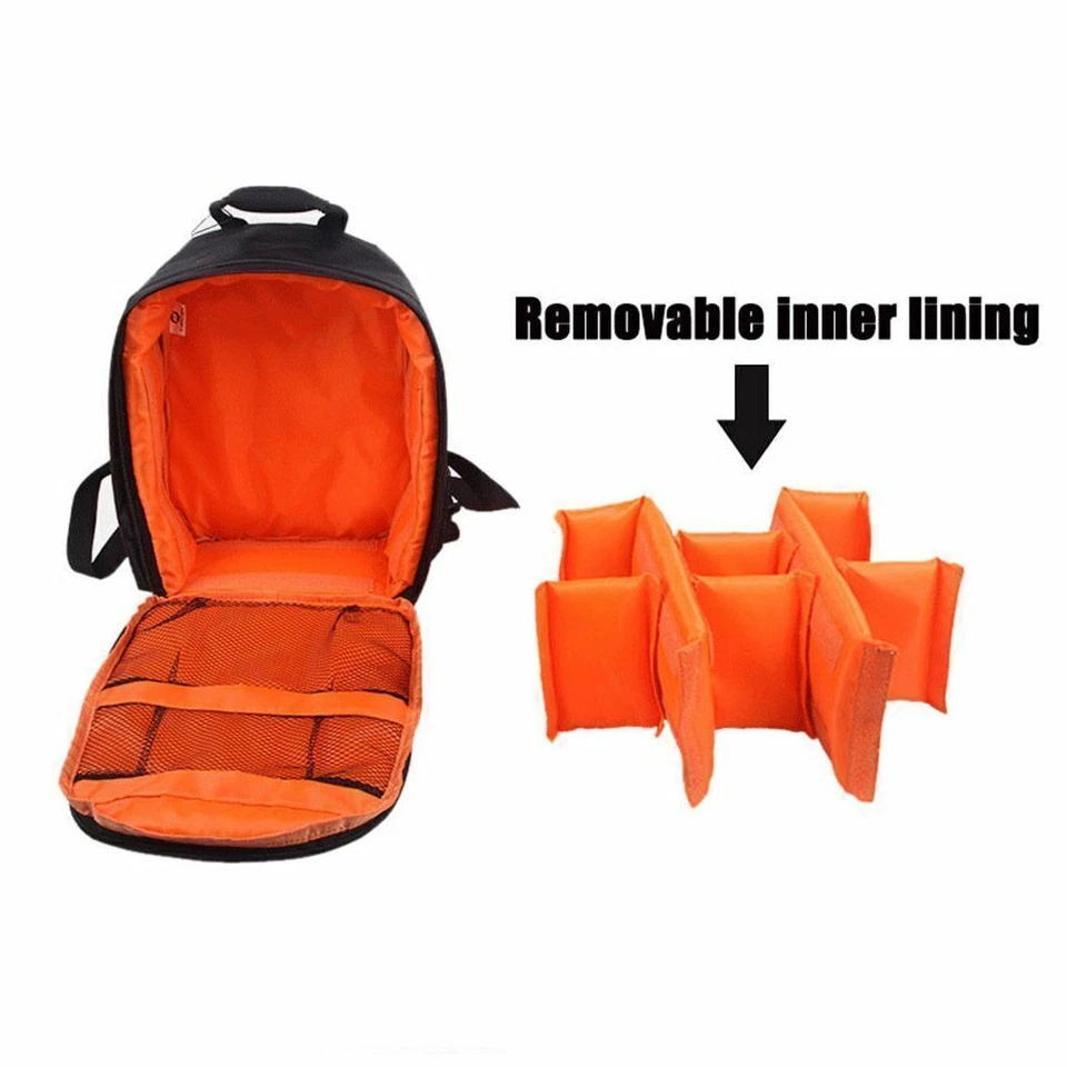 Mochila para cámara Bolso de hombro Estuche impermeable para Nikon Canon Sony DSLR Digital Foto 3 de 4