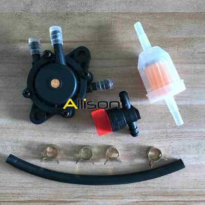 Golf Cart Fuel Pump & Filter For EZGO TXT/RXV/ST Medalist Kawasaki Fuji Robin