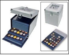 Sammelkoffer Champagnerdeckel Look 16312 + 8x 16330 Sammelbox F&uuml;r 240 Deckel