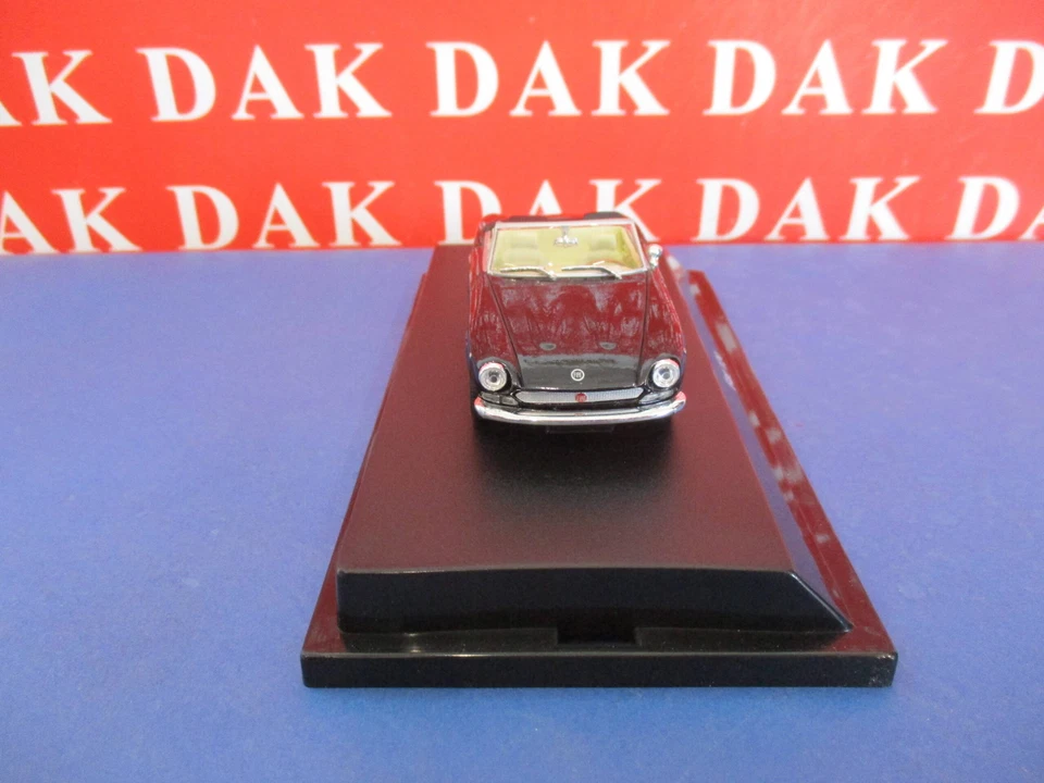 Die cast 1/43 Modellino Auto Fiat 124 Spider Nera 1975 VERNICE BRUTTA BAD PAINT - Immagine 3 di 4
