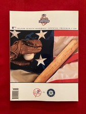 2001 MLB ALCS program / Yankees-Mariners / Jeter / Martinez / Rivera / Suzuki