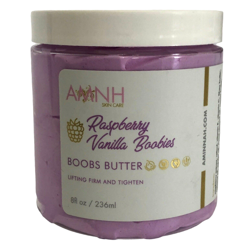 NEW AMNH Aminah RASPBERRY VANILLA BOOBIES Boobs Butter Body Skin Care