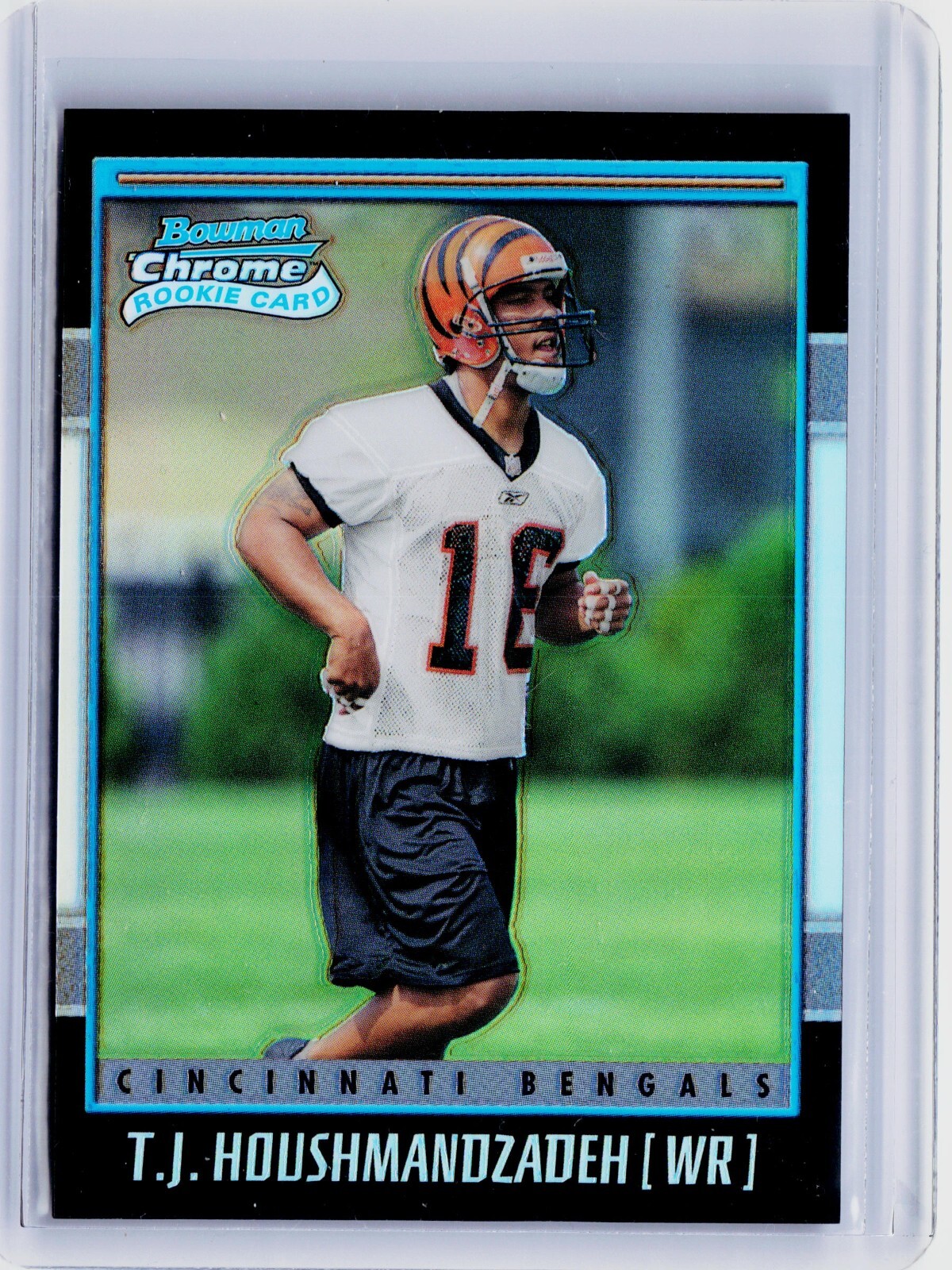 2001 BOWMAN CHROME REFRACTOR #145 - T.J. HOUSHMANDZADEH RC #ED 0480/1999