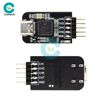 8 Channel Mini Logic Analyzer Type-C MCU Arm FPGA Debugging Tool 24m Sampling