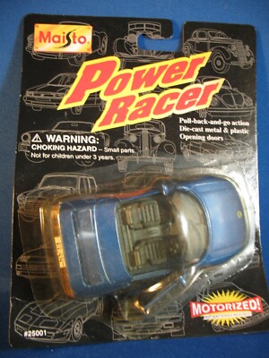 maisto power racer, Lotus Elan, 1/43. New in sealed pkg., blue