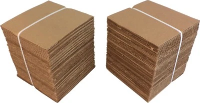 SQUARE DEAL RECORDINGS & SUPPLIES (100) Brown Cardboard 7" Vinyl Record Shipping Pads Inserts PROTECTION Storage