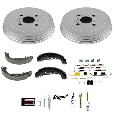KOE15539DK Powerstop Brake Drum and Shoe Kits 2-Wheel Set for Scion xA xB 04-06