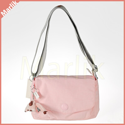 Genuine Kipling Bay Crossbody Shoulder Bag, PrimeRose Pink KIB3X5 + Monkey, NEW