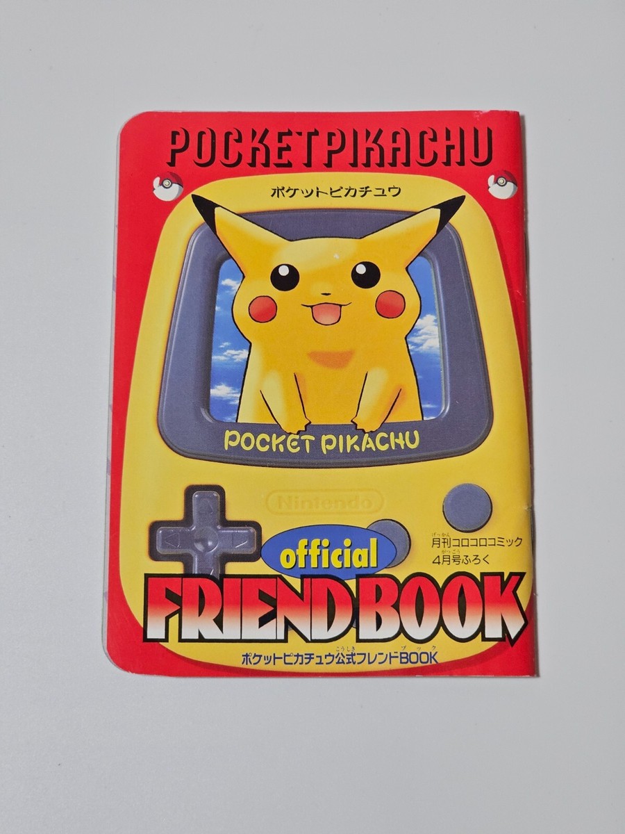 Pokemon Pocket Pikachu Vintage Original Corocoro Mini Friend Book
