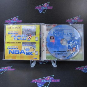 NFL 2K Sega Sports Sega Dreamcast MD Complete CIB - (See Pics)
