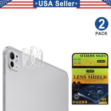 2PCS Back Camera Lens Protector Tempered Glass for iPad Pro 11 2024/Pro 13 2024