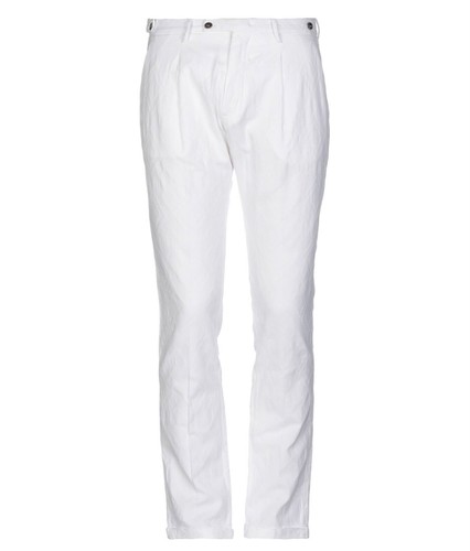 Pantaloni da uomo, Michel Coal, colore bianco, in Lino, taglia 46, nuovo  con eti | eBay