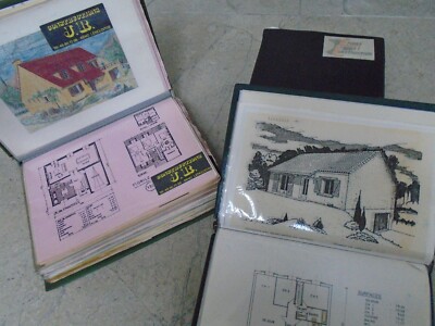 French HOUSE architecture LENCLOITRE  builders catalog x3 copious illus