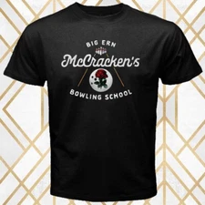 Big Ern McCracken Bowling School Movie Men's Black Size S - 3XL