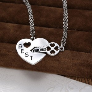 Collana BFF Per 3 Amiche - Cuore Spezzato, Regalo Amicizia Per Ragazze, Lunghezza Regolabile - Foto 10