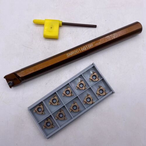 5/8 Lathe Threading Tool SNR0016Q16H Serrated Threading Inserts AG60 0.5-3.0 - Picture 3 of 3