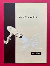DDR Falt Prospekt CARL ZEISS JENA 1959 Mundleuchte    ( F21846