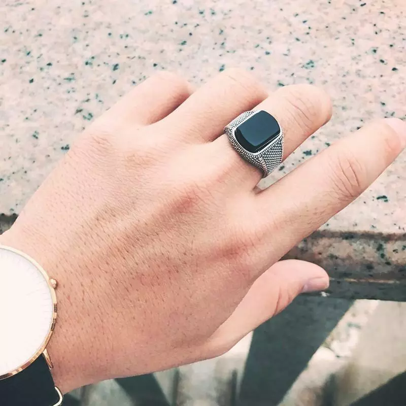 Bague argent discount zirconium pas cher