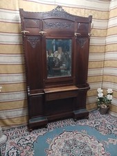 appendiabiti da parete Liberty  In Noce Epoca 900