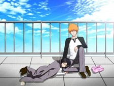 Anime ichiruki kuchiki rukia kurosaki ichigo watermark Stitched Gaming Mat Desk