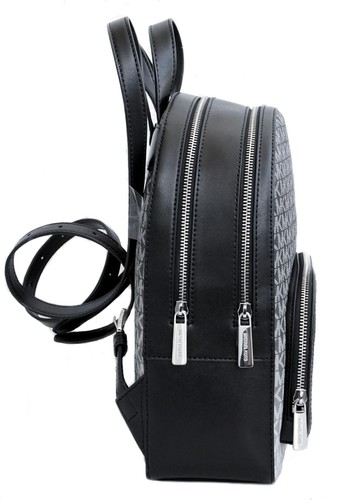 Michael Kors sac à dos sac MK Jaycee MD PKT backpack logo noir neuf - Photo 9 sur 12