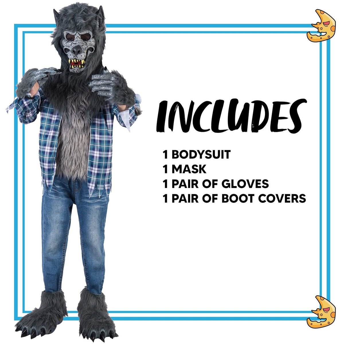 Rubie's Boys Werewolf Costume - Shirt And Mask Set For Halloween & Dress-Up - View #6