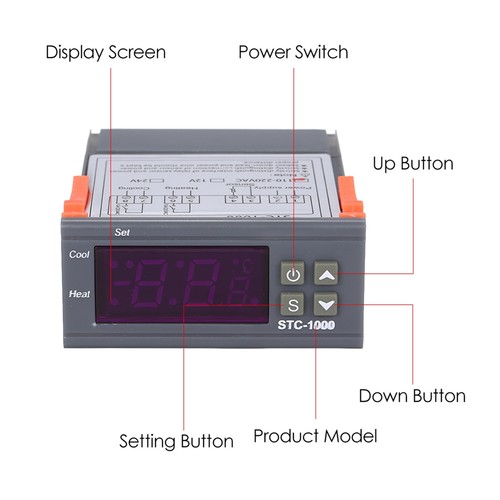 Intelligent STC-1000 Temperature Controller with Sensor for Home & Industry - Picture 13 of 13