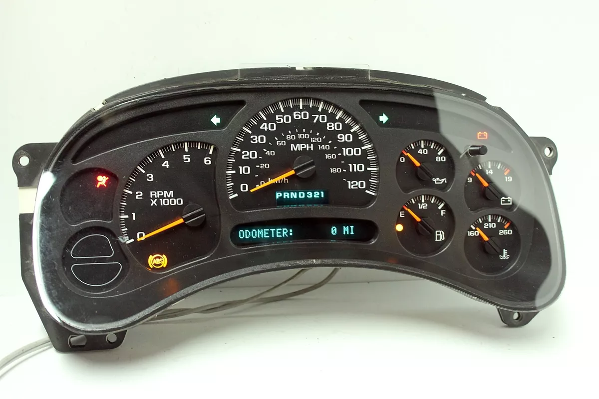 2004 chevrolet silverado instrument cheap cluster