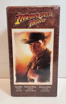 Indiana Jones Trilogy Collectors Edition Spielberg 1989 Raiders Temple Crusade 