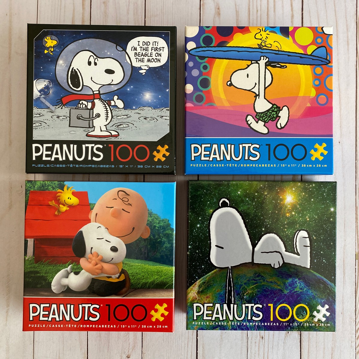 ジグソーパズル 5個セット スヌーピー Peanuts Snoopy 100 Piece Series 5 Puzzles Set Of 4 Summer