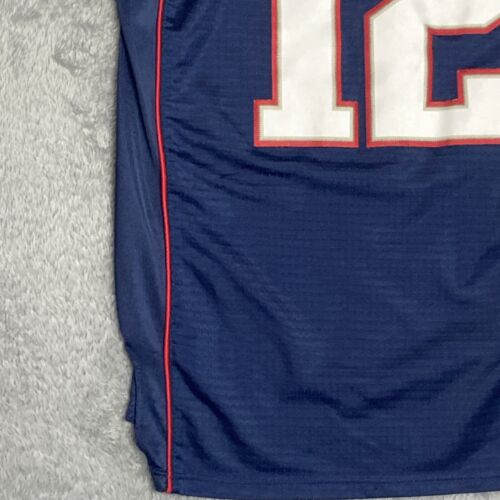 Reebok NFL Tom Brady #12 Patriots Jersey Youth XL Size 18-20 +2 Length Adult S - Picture 18 of 24