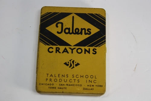 Talens Colored Crayons and Tin Talens School Products