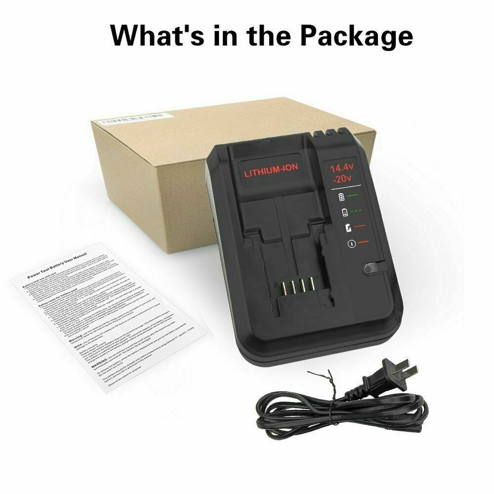 For Porter Cable and Black&Decker 20 Volt 20V MAX Fast charger Lithium Battery