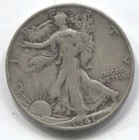1941 S - WALKING LIBERTY HALF DOLLAR - 90% SILVER -LOT # 229