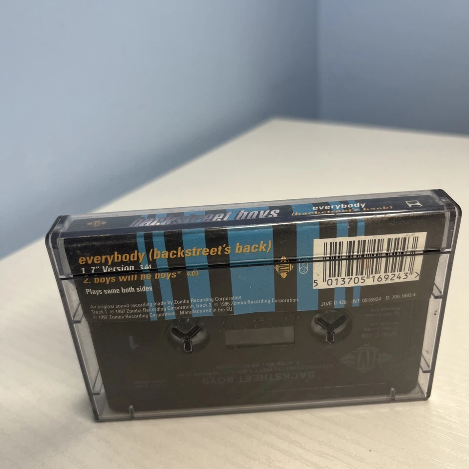 Backstreet Boys 'Everybody (Backstreet's Back)' Cassette Single - Image 3 of 3