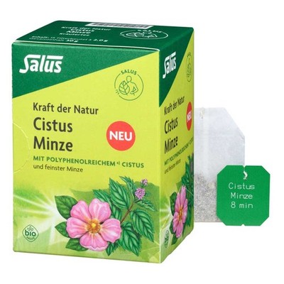 Kraft der Natur Cistus Minze Kräutertee - 15 Teebeutel 30g | SALUS