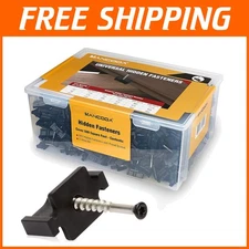 900 Pack Universal Hidden Deck Fasteners - Aesthetically Clean Composite Decking