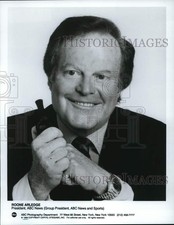 1989 Press Photo Roone Arledge, president of ABC News - lrp60094