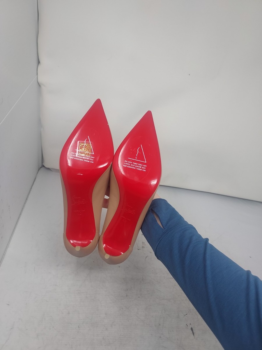 CHRISTIAN LOUBOUTIN EU 40 US 10 WOMENS New Sporty Kate Nude Pump