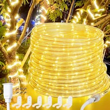 LED Rope Lights Outdoor, 108 LEDs 16Ft Connectable and Flexible Strip Lights,...